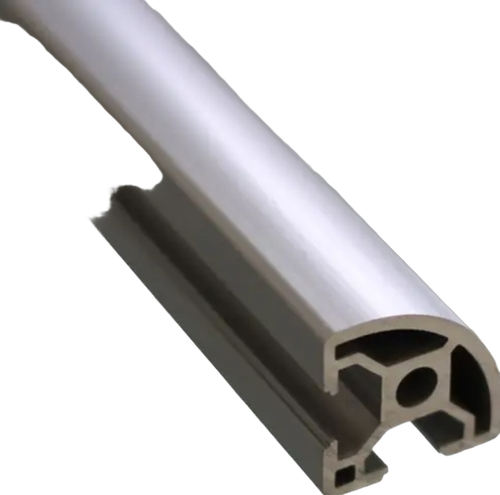 Silver Aluminium Profiles - Finish: Brushed
