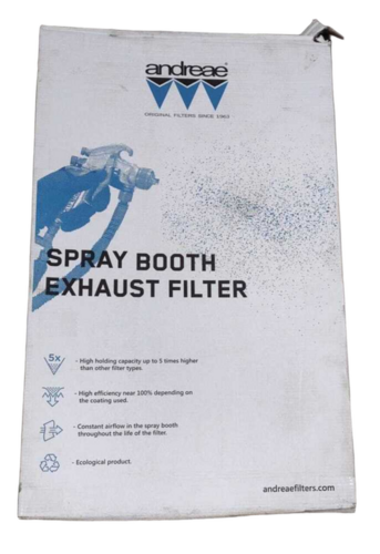 Andrea Paper Filter Spray Paint Booth - Color: White