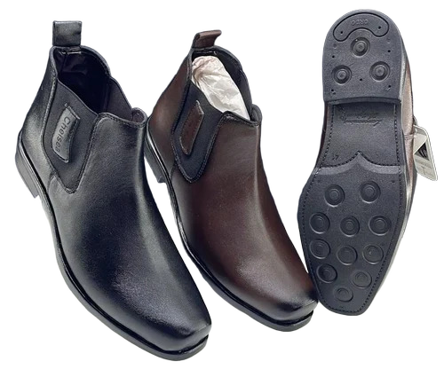 Genuine Leather Chelsea Boots For Men