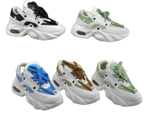 Multicolor Mens Sports Shoes