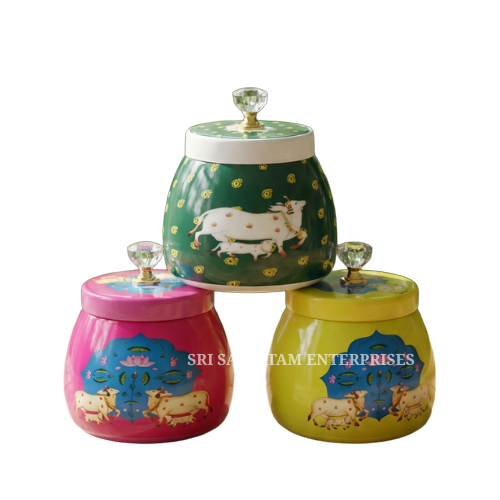 Pichwai Jars Premium Return Gifts