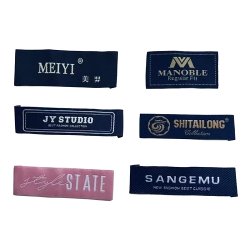 Printed Garment Labels - Color: Available In Various Colors