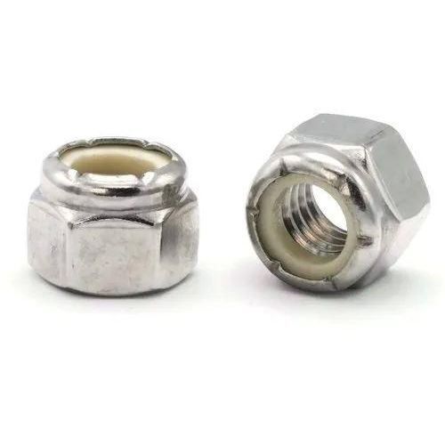Silver Inconel 660 Nylock Nut - Feature: High Quality