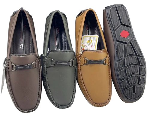 Size 10 Mens Loafer Driving Shoe - PVC Synthetic, Breathable, All Colors, Seasonal Use
