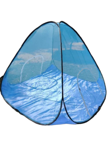 Blue Polyester Foldable Mosquito Net