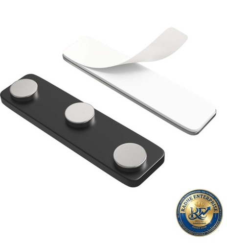 Magnetic Badge Fastener 45 x 14 mm 3 Magnet Plastic