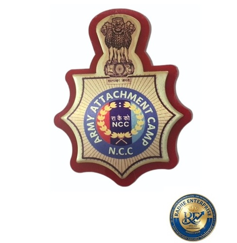 Ncc Army Attachment Camp Badge - Color: As Shown In Sample