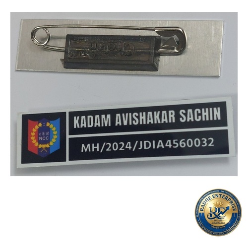 Ncc Pocket Name Badge Customized Name And Number - Badge Type: Pin