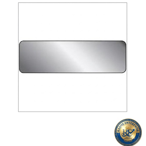 Plain Stainless Steel Name Badge Plate 75 x 20 mm Pack of 100