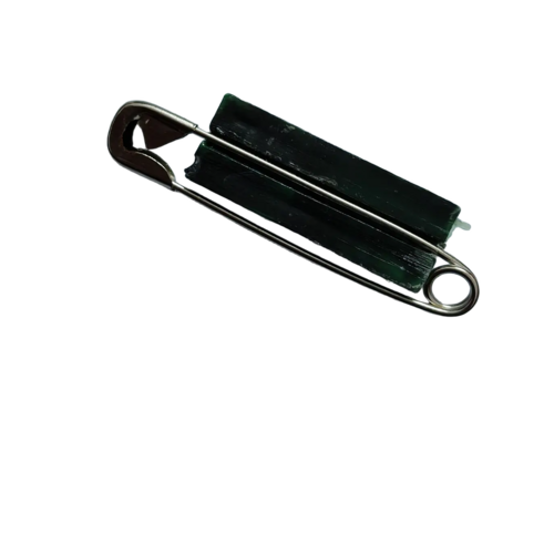 Plastic Name Plate with Safety Pin Pack of 100 Sets