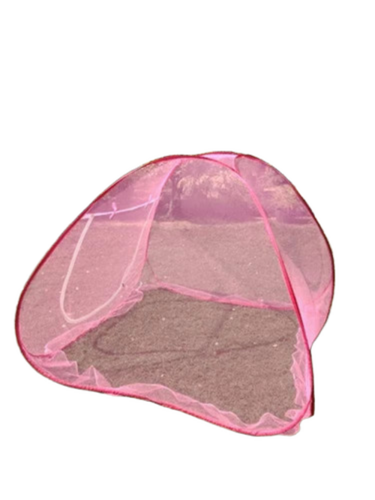 Purple Polyester Foldable Double Bed Mosquito Net