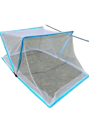White Polyester Easy Fold Bottomless Mosquito Net