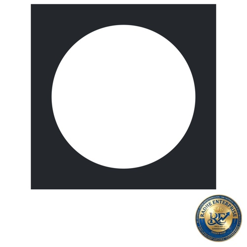 White Sublimation Acrylic Round Badge Blank 60 mm Diameter 3mm Pack of 10