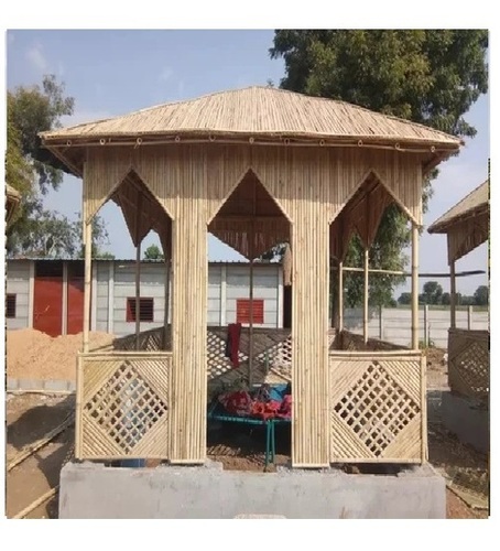 Bamboo Hut Design - Color: Brown