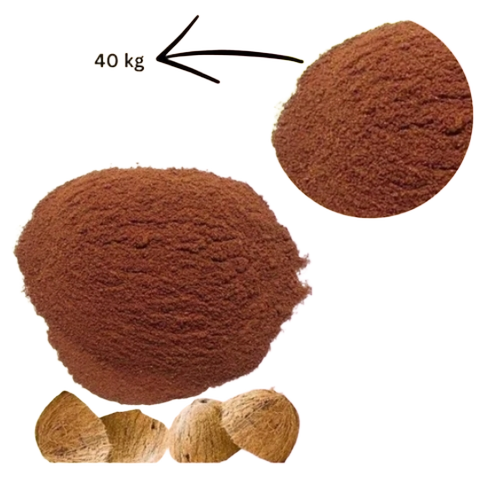 Dark Brown Coconut Shell Powder 80 Mesh