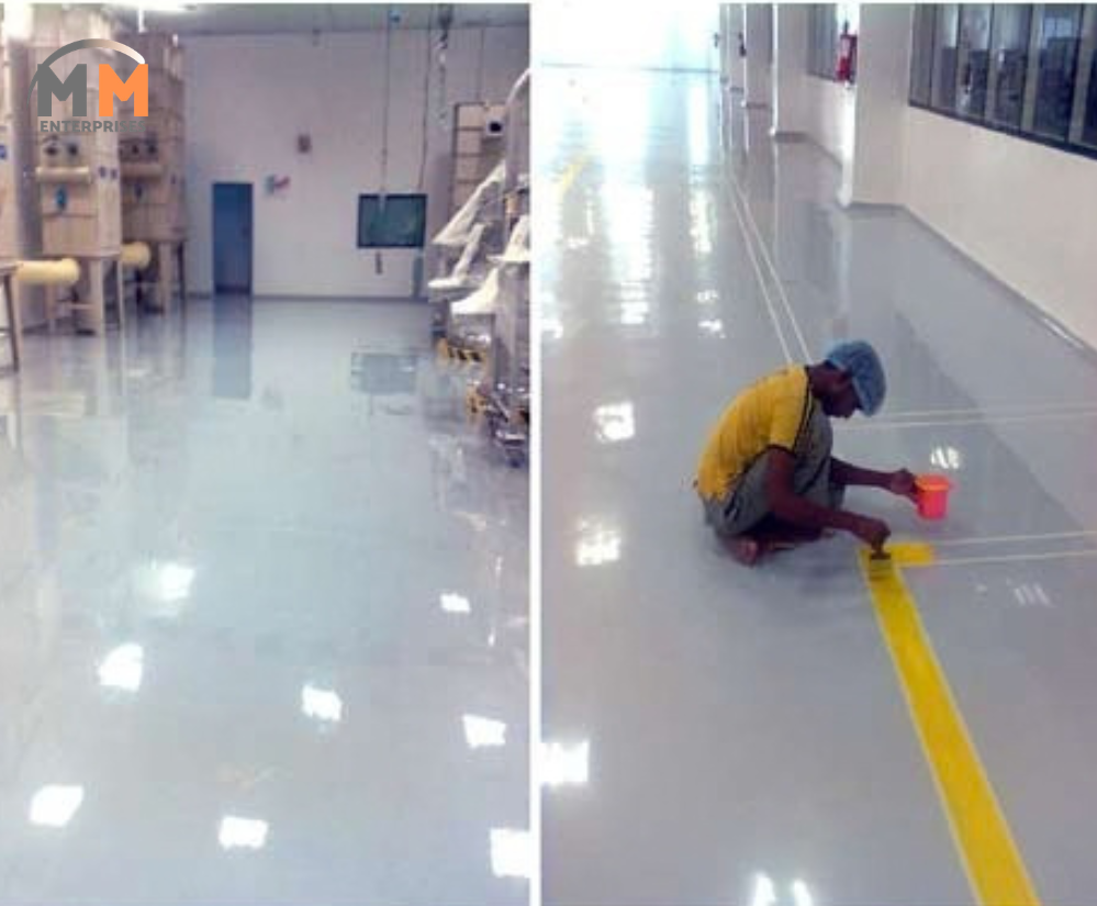 Godown Epoxy Flooring Service - Application: Manual