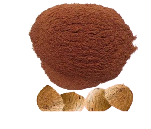 Loose Coconut Shell Powder 80 Mesh - Color: Dark Brown