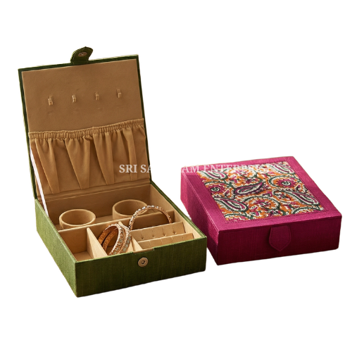 Premium Kalamkari Jewellery Organizer Box