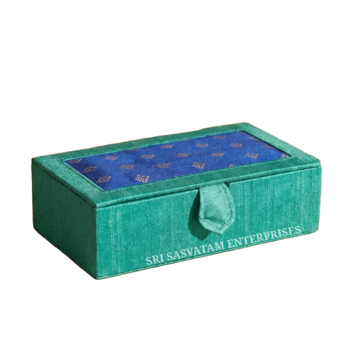 Raw Silk Jewel Organizer