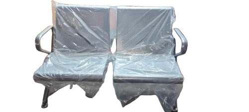 Silver Three Seater Waiting Chair