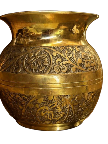 Brass Lota Emborsed