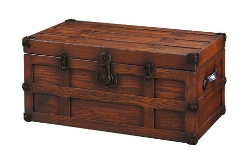 Brown Wooden Chest
