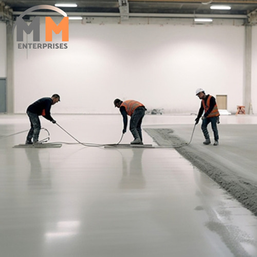 Epoxy Flooring Service - Application: Rollar