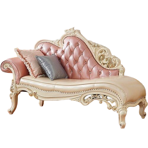 European Style Teak Wood Lounge Sofa - Assembly: No Assembly Required