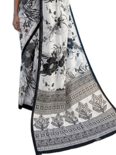 Party Wear Designer Georgette Sarees - Fabric Type: Art Silk