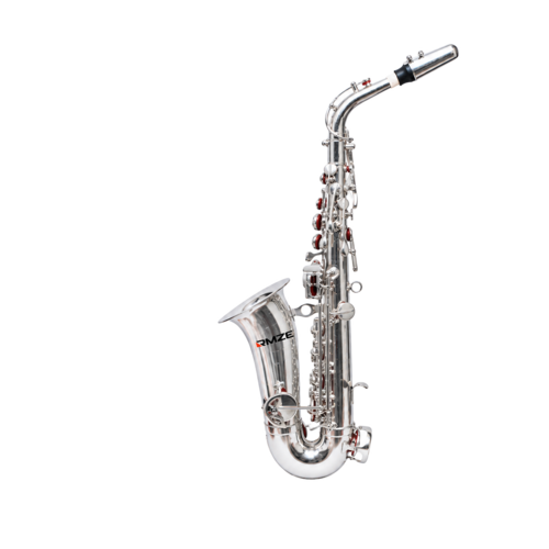 Silver Brass Alto Saxophone Musical Instrument - Application: Concert