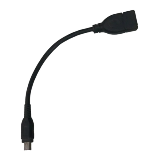Black Mini Otg Cable - Body Material: Pvc