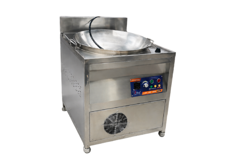 Commercial Induction Kadhai - Color: Silver