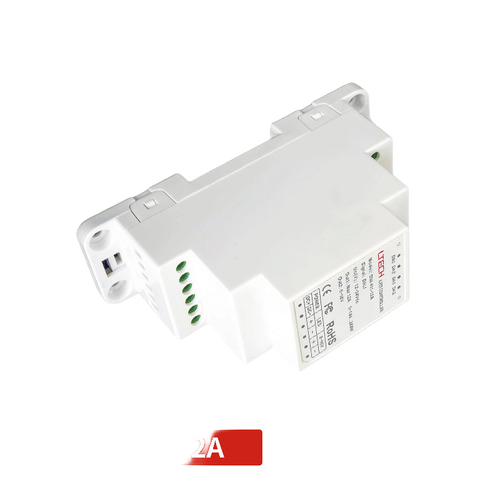 Din-411-12a 12v 24v 12a Din Rail 0-10v 1-10v To Pwm Constant Voltage Dimmable Led Driver