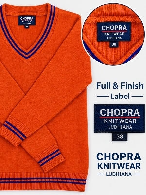 Full Sleeves School Uniform Sweater