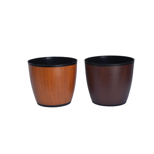 Velanciya Wooden Pot - Color: Brown