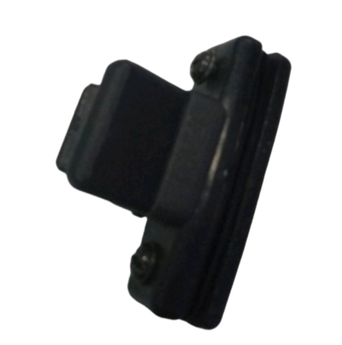 3 Inch PVC Musta Lock - PU Material, Black | Durable, Rust Proof, Secure Locking Mechanism