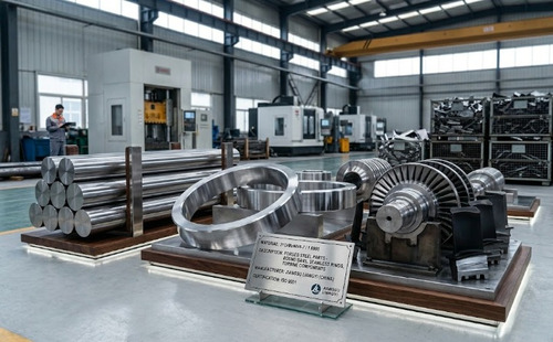 21Crmoniv4-7 W.Nr. 1.6981 Heat-Resistant Cr-Mo-Ni-V Steel Forgings For Turbine Components And High Temp Bolting Studs, Rotors & Rings - Application: Machine Parts