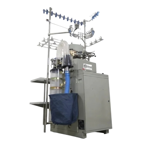 50 Hz 10 Pairs/Hr Socks Making Machine - Color: Silver