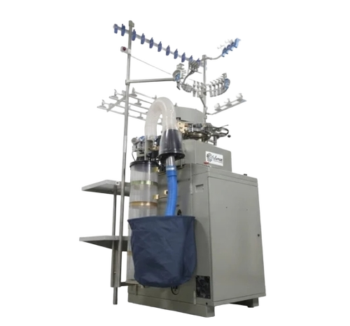 Electric 10 Pairs/Hr Socks Making Machine - Color: Silver