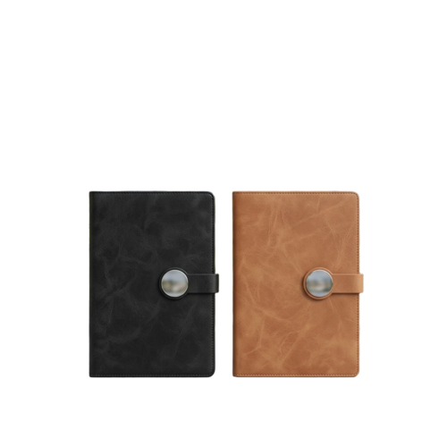 Luxury PU Leather Executive Diary With Magnetic Button Closure SS751
