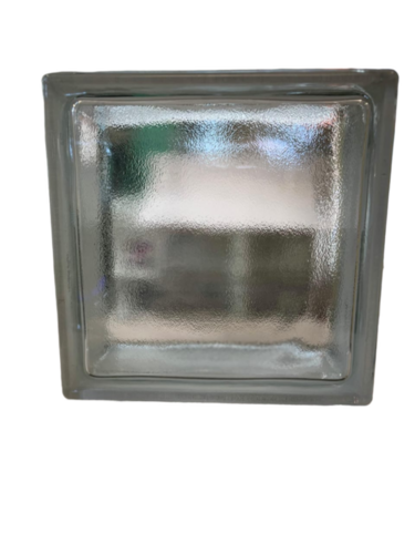 Square Hollow Glass Brick - Color: Clear