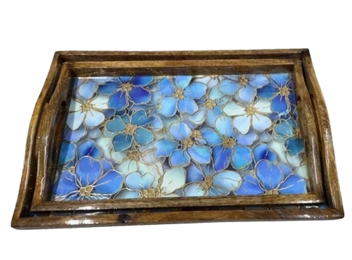 Wooden Tray Set