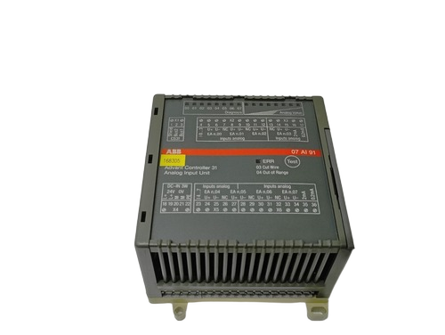 Abb Advant Controller 31 Analog Input Module 07 Ai 91 168305 Abb Plc Analog Input Unit Cs31 Bus - Supply Voltage: 24V Dc (Dc-In 3W: 24V