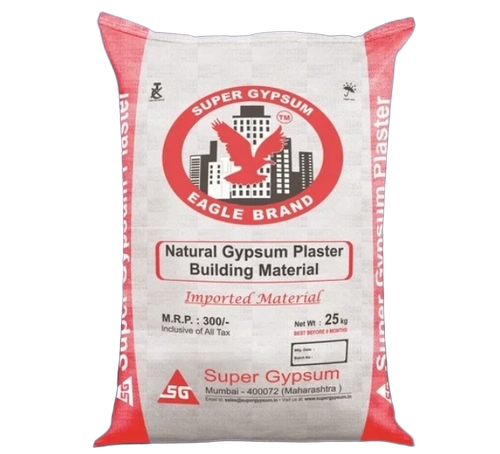 Printed Cement Packaging Bag - Color: White