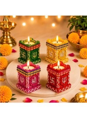 Diwali Diyas - Material: Clay Terracota