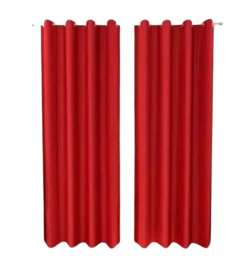 Red Polyester Curtain - Design: Modern