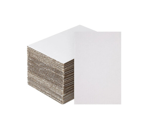 White Paper Corrugated Board