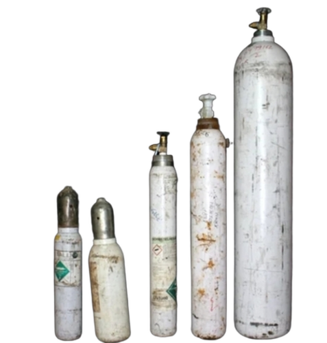 Sulfur Hexafluoride Sf6 Gas Cylinder - Color: Silver