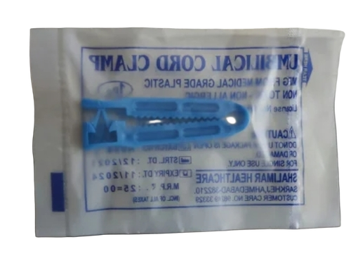 Umbilical Cord Clamp - Color: Blue