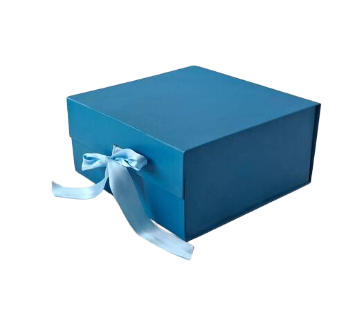 Luxury Foldable Boxes In Magnet And Ribbon Direct From Premier Packaging